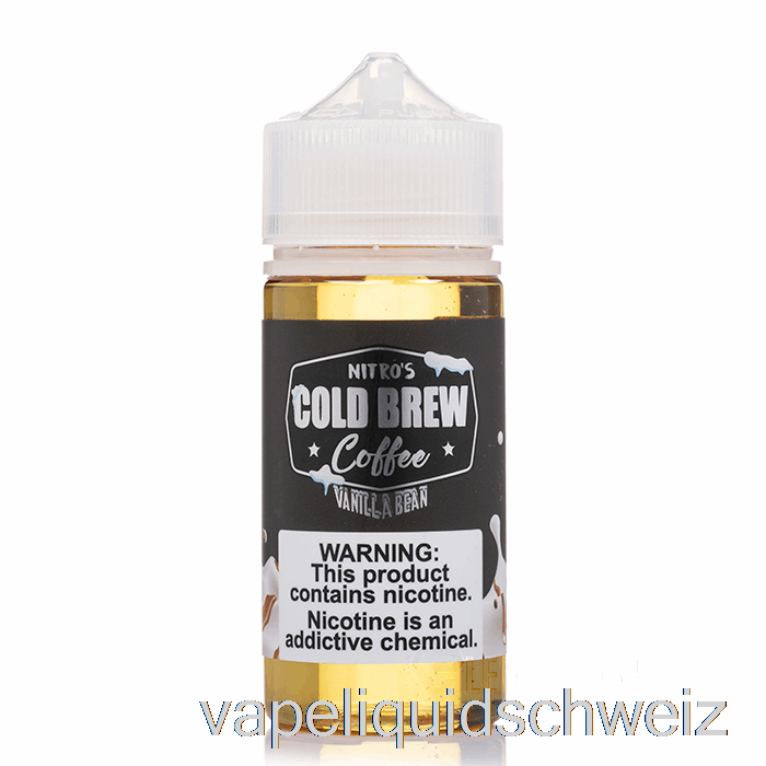 Vanilleschote - Nitros Cold Brew - 100 Ml 3 Mg Vape Liquid E-Liquid Schweiz
